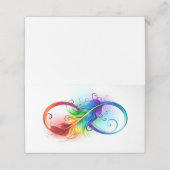 インフィニティシンボル（虹の羽根あり） プレイスカード (外部開封)