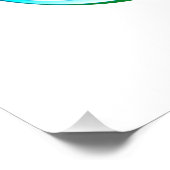 インフィニティシンボル（虹の羽根あり） ポスター (コーナー)