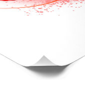 インフィニティシンボル（虹の羽根あり） ポスター (コーナー)