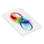 インフィニティシンボル(虹の羽根あり) マグネット (右側)