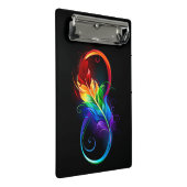 インフィニティシンボル（虹の羽根あり） ミニクリップボード (アングル)