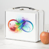 インフィニティシンボル（虹の羽根あり） メタルランチボックス (インサイチュ)