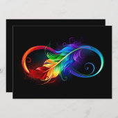 インフィニティシンボル(虹の羽根あり) メニュー (正面/裏面)