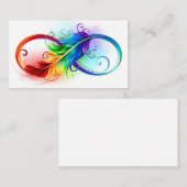 インフィニティシンボル（虹の羽根あり） ロイヤリティカード (正面/裏面)