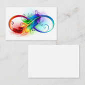 インフィニティシンボル（虹の羽根あり） 紹介カード (正面/裏面)