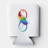 インフィニティシンボル（虹の羽根あり） 缶クーラー (裏面)