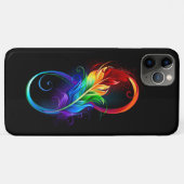 インフィニティシンボル（虹の羽根あり） Case-Mate iPhoneケース (裏面(横))