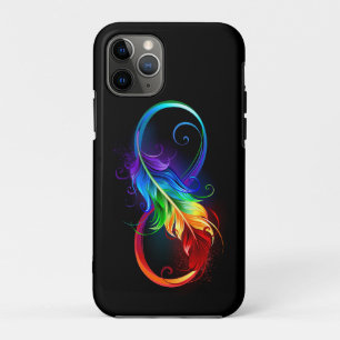 インフィニティシンボル（虹の羽根あり） iPhone 11 PROケース