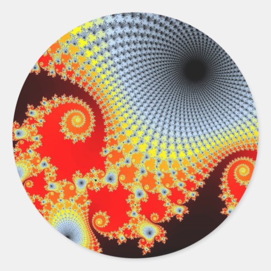 インフィニティステッカー ラウンドシール (正面)