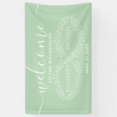 インフィニティセージ植物シンプル学ロマンチックエレガント 横断幕 (縦)