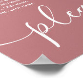 インフィニティダスティバラボタニカルロマンエレガントチック ポスター (角)