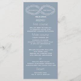 インフィニティダスティブルーボタニカルロマンチックエレガント メニュー