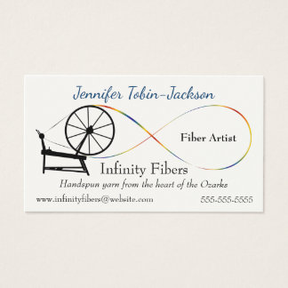 インフィニティデザイン紡績車の名刺