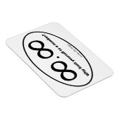 インフィニティドットインフィニティデカール マグネット (右側)
