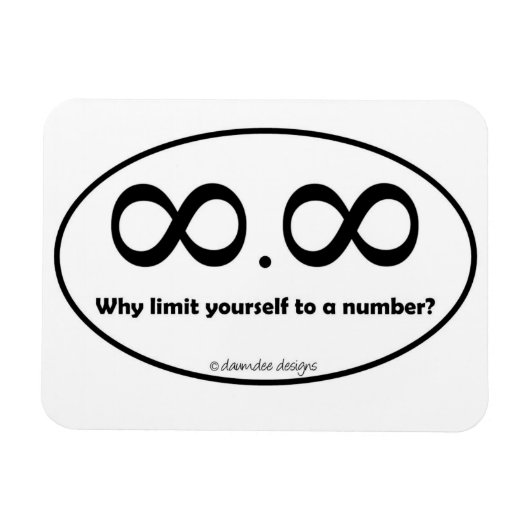 インフィニティドットインフィニティデカール マグネット (横)