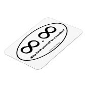 インフィニティドットインフィニティデカール マグネット (左側)