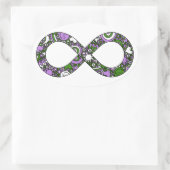 インフィニティニューロダイバーサルドールゲンダークエアプライド 楕円形シール (バッグ)