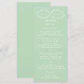 インフィニティネオミントボタニカルロマンチックエレガントシック メニュー (正面/裏面)