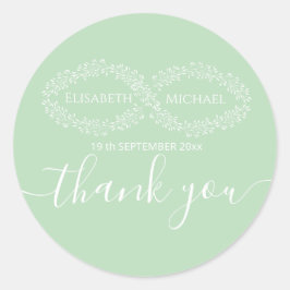 インフィニティネオミントボタニカルロマンチックエレガントシック ラウンドシール