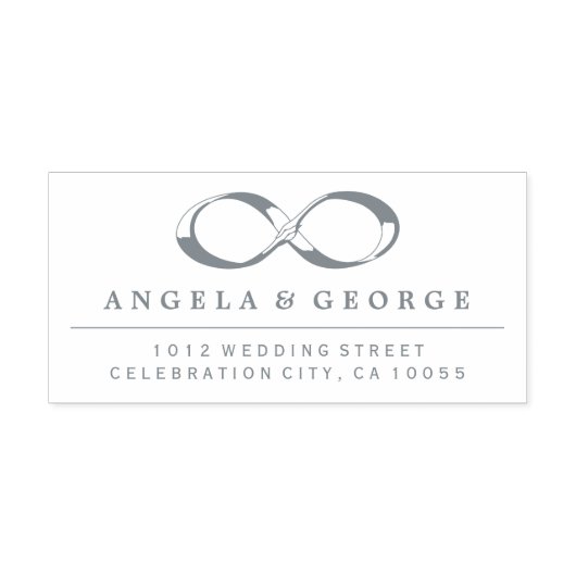 インフィニティハンド結婚クラスプの自己インキングスタンプ セルフインキングスタンプ (デザイン)