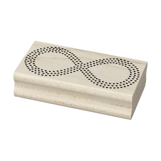 インフィニティハートシルエットアートスタンプ ラバースタンプ (スタンプ)