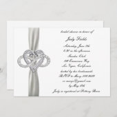 インフィニティハートブライダルシャワー招待 招待状 (正面/裏面)