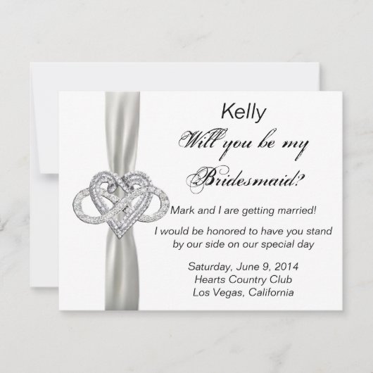 インフィニティハートブリーズメイドカード 招待状 (正面)