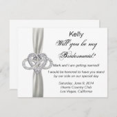 インフィニティハートブリーズメイドカード 招待状 (正面/裏面)