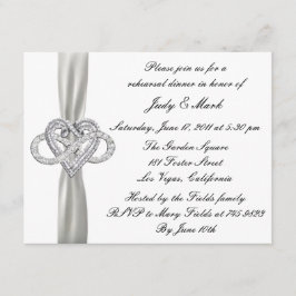 インフィニティハートリハーサルディナー招待状 招待状