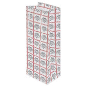 インフィニティハートワイン抱き枕 ワインギフトバッグ (裏面アングル)