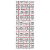 インフィニティハートワイン抱き枕 ワインギフトバッグ (正面)