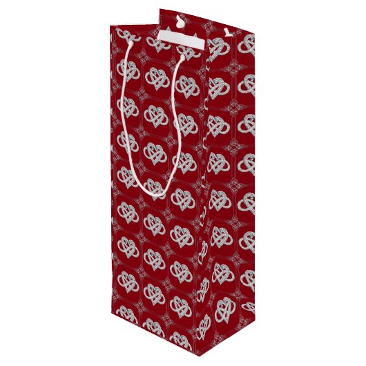 インフィニティハートワイン抱き枕 ワインギフトバッグ (裏面アングル)