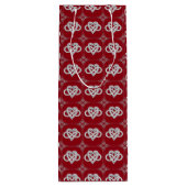 インフィニティハートワイン抱き枕 ワインギフトバッグ (裏面)