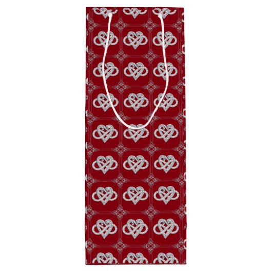 インフィニティハートワイン抱き枕 ワインギフトバッグ (裏面)