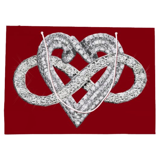 インフィニティハート抱き枕 ラージペーパーバッグ (裏面)