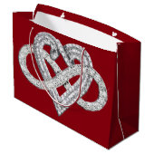 インフィニティハート抱き枕 ラージペーパーバッグ (裏面アングル)