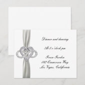 インフィニティハート 結婚式の招待状カード 招待状 (正面/裏面)