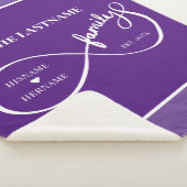 インフィニティパーソナライズされたファミリ名と推定日付 シェルパブランケット (3/4)