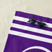 インフィニティパーソナライズされたファミリ名と推定日付 ビーチタオル (インサイチュ)