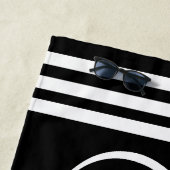 インフィニティパーソナライズされたファミリ名と推定日付 ビーチタオル (インサイチュ)