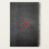 インフィニティパーソナライズされたーラブウィークリー毎月 プランナー手帳 (裏面)