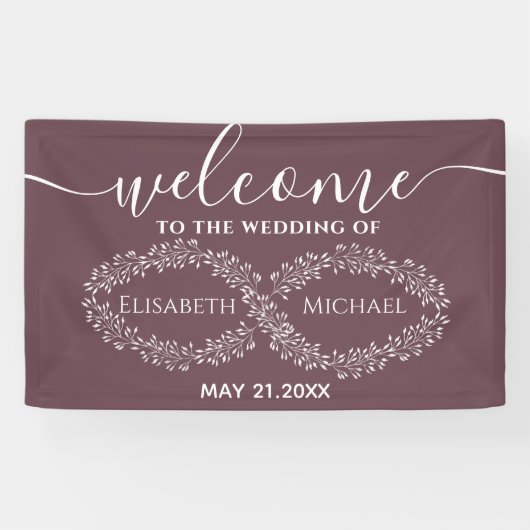 インフィニティブルゴーニュの植物ロマンエレガントティック 横断幕 (横)