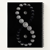 インフィニティムーンブラックノートブック ノートブック (裏面)