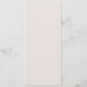 インフィニティラブモノグラム金ゴールド結婚ホワイトズディナー メニュー (裏面)