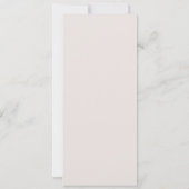 インフィニティラブライトピンク結婚金ゴールドのディナーメニュー (裏面)