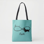 インフィニティラブレミセント粗い髪ダッチシュント1 トートバッグ (正面)