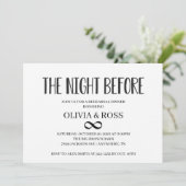 インフィニティリハーサルディナー前の夜 招待状 (スタンド正面)