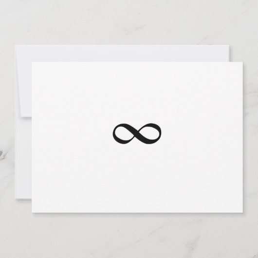 インフィニティリハーサルディナー前の夜 招待状 (裏面)