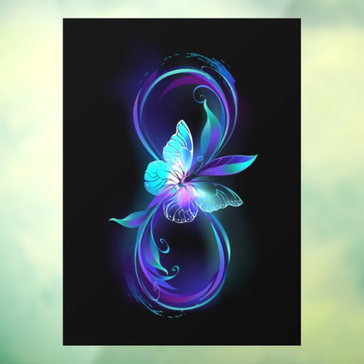 インフィニティ白熱［赤熱］光を放つ魔法蝶 ウィンドウサイン (シート3)