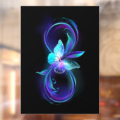 インフィニティ白熱［赤熱］光を放つ魔法蝶 ウィンドウサイン (シート2)